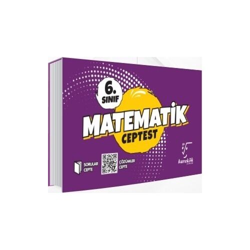 Karekök 6. Sınıf Matematik Cep Test