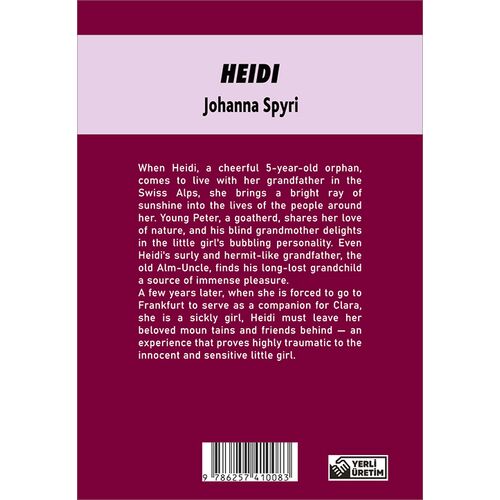 Heidi - Johanna Spyri (Stage-1) Biom Yayınları