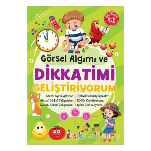 Görsel Algımı ve Dikkatimi Geliştiriyorum / Bıcırık - Kolektif - Bıcırık Yayınları