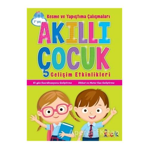 Kesme ve Yapıştırma Çalışmaları - Akıllı Çocuk - Kolektif - Bıcırık Yayınları