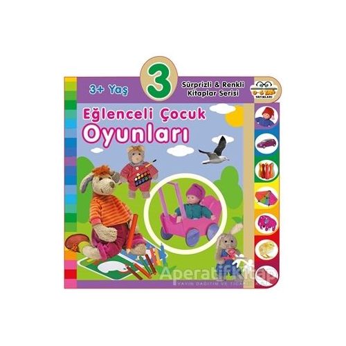 3+ Yaş Eğlenceli Çocuk Oyunları - Kolektif - 0-6 Yaş Yayınları