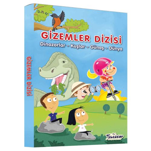 Gizemler Dizisi 4 Kitap Set Teleskop Popüler Bilim