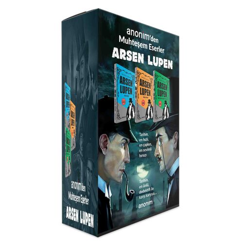 Arsen Lüpen Set (3 Kitap Takım) - Maurice Leblanc - Anonim Yayıncılık