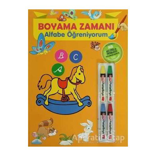 Boyama Zamanı: Alfabe Öğreniyorum - Kolektif - Parıltı Yayınları