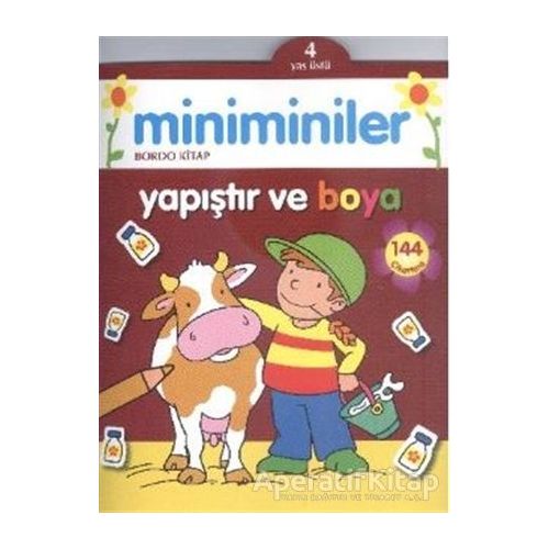 Miniminiler : Bordo Kitap Yapıştır ve Boya