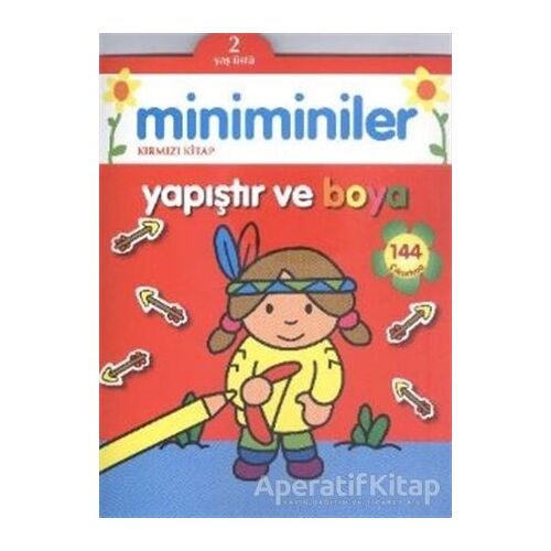 Miniminiler : Kırmızı Kitap Yapıştır ve Boya