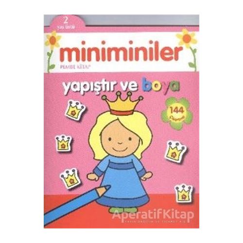 Miniminiler : Pembe Kitap Yapıştır ve Boya