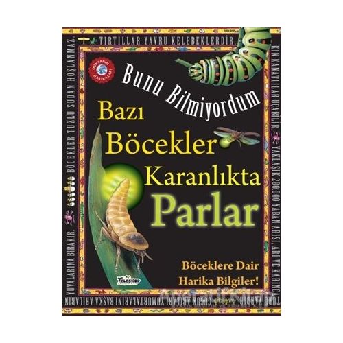 Bunu Bilmiyordum - Bazı Böcekler Karanlıkta Parlar - Flowerpot Press - Teleskop Popüler Bilim