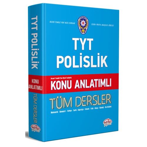 Editör TYT Polislik Konu Anlatımlı Tüm Dersler