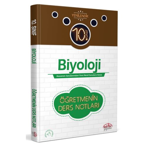 Editör 10. Sınıf Biyoloji Öğretmenin Ders Notları