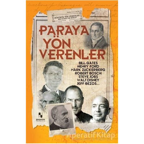 Paraya Yön Verenler - Muhammet Cüneyt Özcan - Anonim Yayıncılık