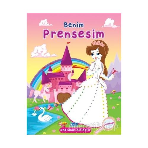 Benim Prensesim - Noktaları Birleştir Çıkartmalı - Kolektif - Parıltı Yayınları