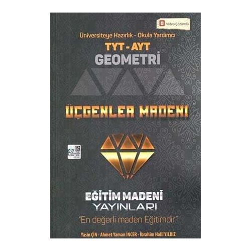 TYT AYT Geometri Üçgenler Madeni Soru Bankası Eğitim Madeni Yayınları