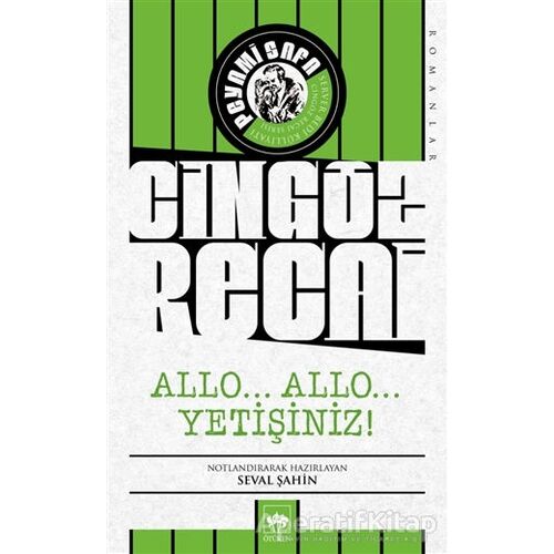 Allo... Allo... Yetişiniz! - Cingöz Recai - Peyami Safa - Ötüken Neşriyat