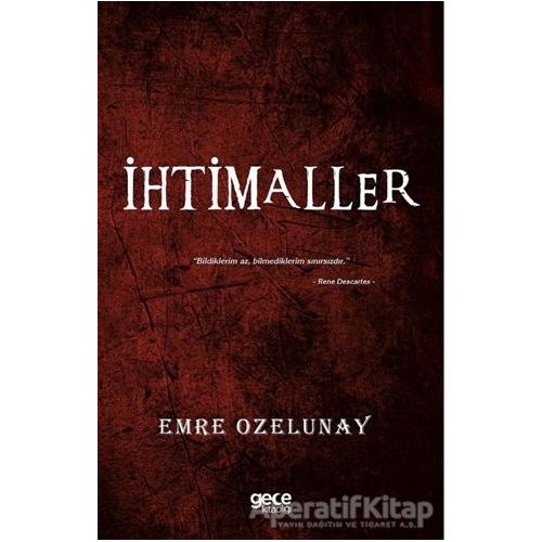 İhtimaller - Emre Ozelunay - Gece Kitaplığı