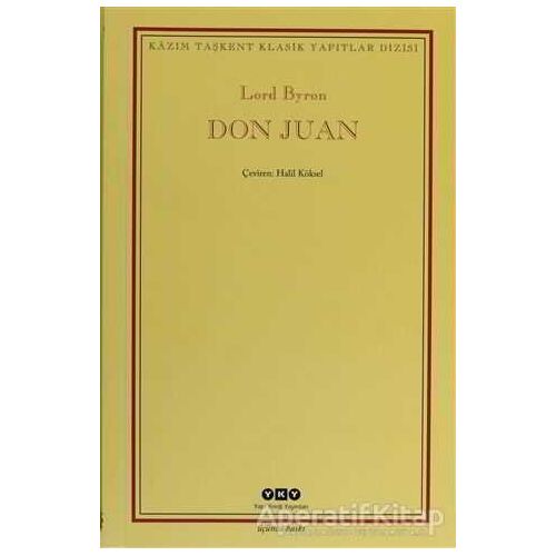 Don Juan - Lord Byron - Yapı Kredi Yayınları