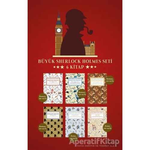 Büyük Sherlock Holmes Seti (6 Kitap Takım) - Sir Arthur Conan Doyle - Hayykitap