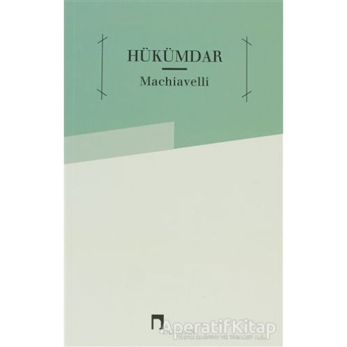 Hükümdar - Niccolo Machiavelli - Dergah Yayınları