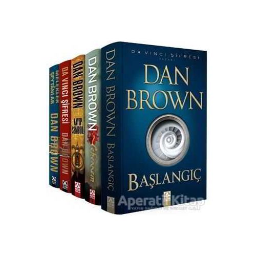 Dan Brown Seti - Robert Langdon Serisi (5 Kitap Takım) - Dan Brown - Altın Kitaplar