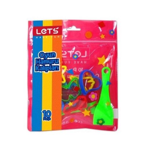 Lets Oyun Hamuru Kalıpları 10 Parça L8416