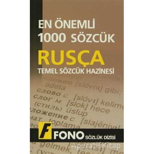 Rusçada En Önemli 1000 Sözcük - Kolektif - Fono Yayınları
