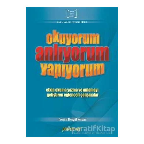 Okuyorum Anlıyorum Yapıyorum - Yeşim Kesgül Sercan - Pencere Sağlık Eğitim Yayınları