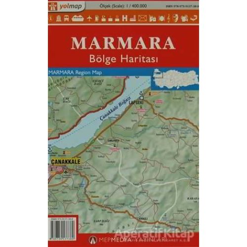 Yolmap Marmara Bölge Haritası - Kolektif - MepMedya Yayınları