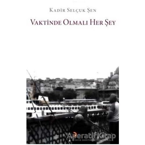 Vaktinde Olmalı Her Şey - Kadir Selçuk Şen - Cinius Yayınları