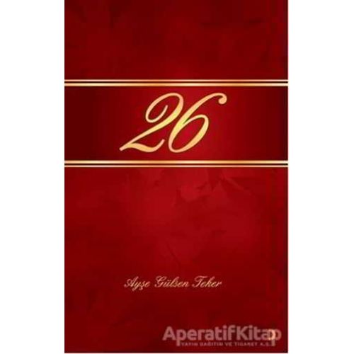26 - Ayşe Gülsen Teker - Cinius Yayınları