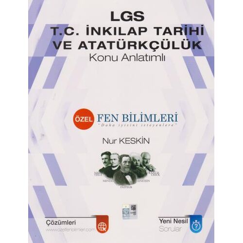 LGS T.C. İnkılap Tarihi ve Atatürkçülük Konu Anlatımlı Özel Fen Bilimleri