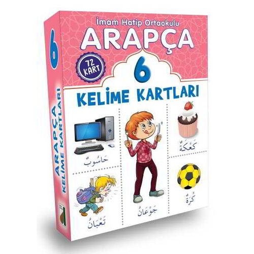 Arapça Kelime Kartları 6 Damla Yayınevi