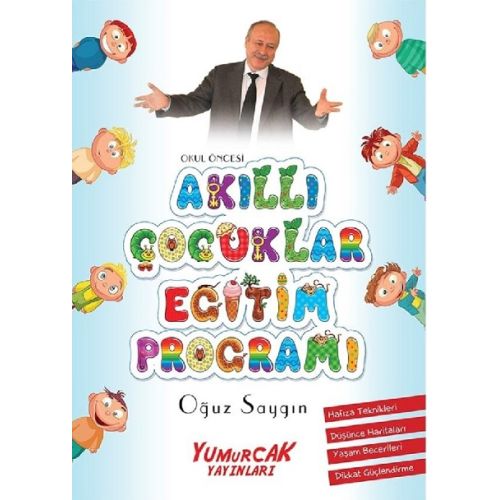 Okul Öncesi Akıllı Çocuklar Eğitim Programı Seti (4 Kitap) - Yumurcak Yayınları