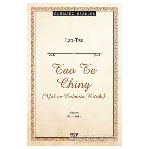 Tao Te Ching - Lao Tzu - Say Yayınları