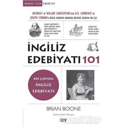 İngiliz Edebiyatı 101 - Brian Boone - Say Yayınları