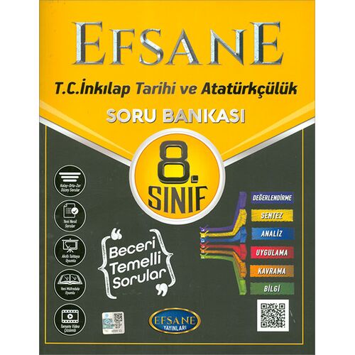 Efsane 2021 8.Sınıf T.C. İnkılap Tarihi ve Atatürkçülük Soru Bankası