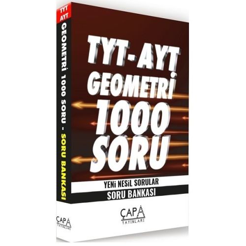 Çapa YKS TYT AYT Geometri Soru Bankası 1000 Soru