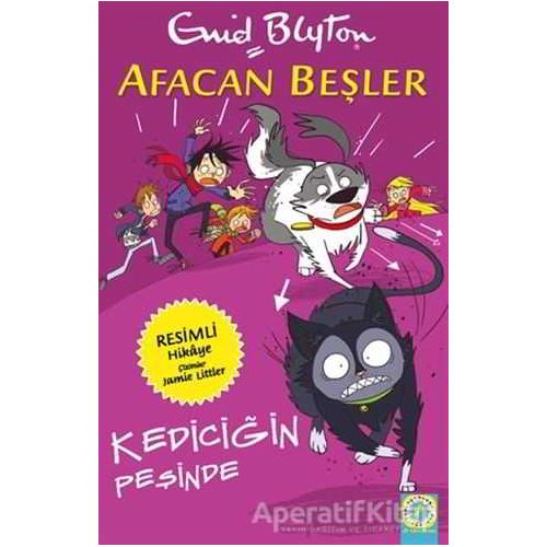 Afacan Beşler - Kediciğin Peşinde - Enid Blyton - Artemis Yayınları