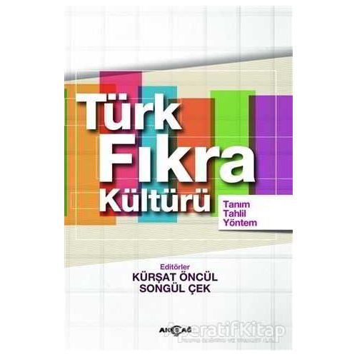 Türk Fıkra Kültürü - Songül Çek - Akçağ Yayınları