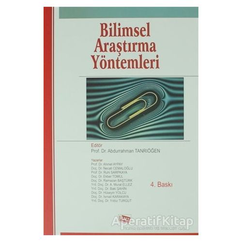 Bilimsel Araştırma Yöntemleri - Necati Cemaloğlu - Anı Yayıncılık