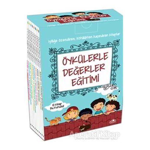 Öykülerle Değerler Eğitimi Seti (10 Kitap Takım) - Saide Nur Dikmen - Uğurböceği Yayınları