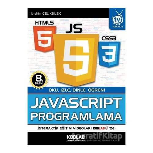 Javascript Programlama - İbrahim Çelikbilek - Kodlab Yayın Dağıtım