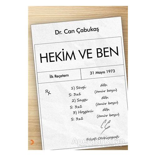 Hekim ve Ben - Can Çabukaş - Cinius Yayınları