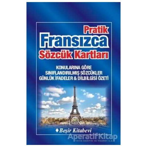 Pratik Fransızca Sözcük Kartları - B. Orhan Doğan - Beşir Kitabevi