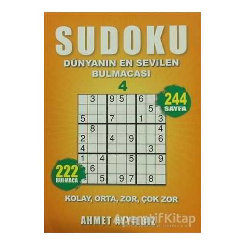 Sudoku 4 - Ahmet Ayyıldız - Olimpos Yayınları
