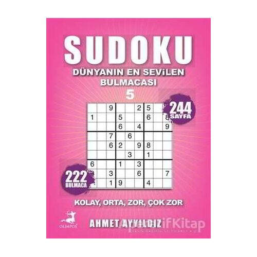 Sudoku 5 - Ahmet Ayyıldız - Olimpos Yayınları