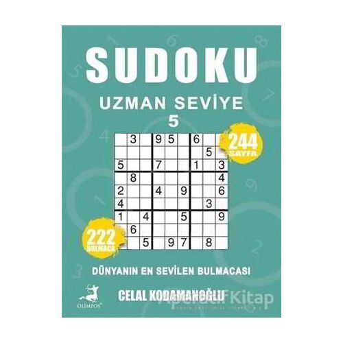 Sudoku Uzman Seviye 5 - Celal Kodamanoğlu - Olimpos Yayınları