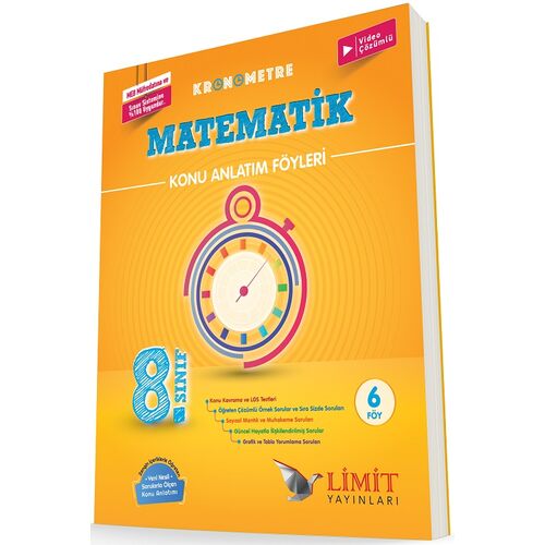 Limit 8. Sınıf Matematik Kronometre Konu Anlatım Föyleri
