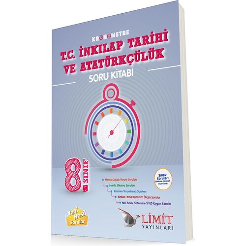 Limit 8. Sınıf TC İnkılap Tarihi ve Atatürkçülük Kronometre Soru Bankası