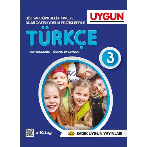 Sadık Uygun 3. Sınıf Türkçe Çalışma Kitabı