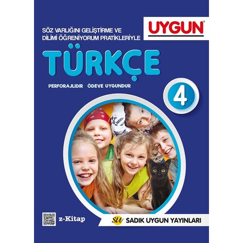 Sadık Uygun 4. Sınıf Türkçe Çalışma Kitabı